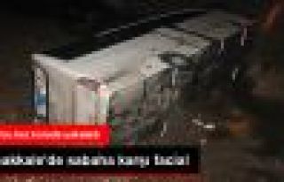 Göçmenleri taşıyan otobüsle otomobil çarpıştı:...