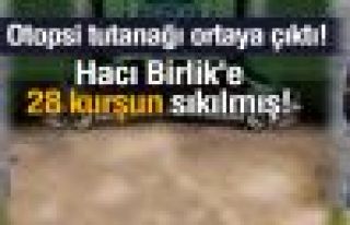 Hacı Lokman Birlik’in otopsi raporu: 28 kurşun