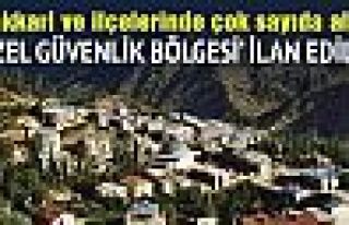 Hakkari ve ilçelerinde çok sayıda alan 'Özel Güvenlik...