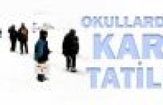 Hakkari ve İlçelerinde Okullarda Kar Tatili