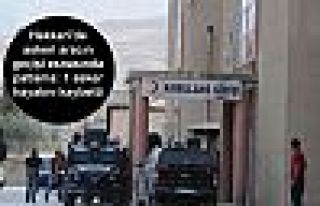 Hakkari'de askeri aracın geçişi esnasında patlama:...