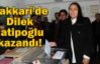 Hakkari'de Dilek Hatipoğlu kazandı