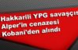 Hakkarili YPG savaşçısı Alper'in cenazesi Kobani'den...