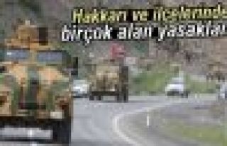 Hakkari'nin üç ilçesinde 'özel güvenlik bölgesi'