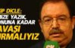 Hatip Dicle: Hepimize yazık, Nisan sonuna kadar savaşı...
