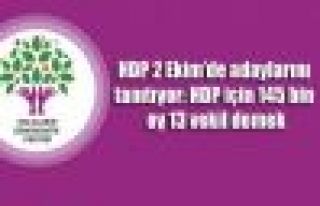 HDP 2 Ekim'de adaylarını tanıtıyor: HDP için...