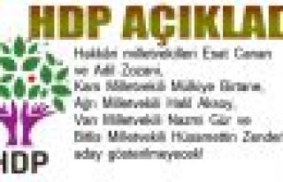 HDP Aday gösterilmeyecek milletvekillerinin isimlerini...
