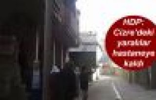 HDP: Cizre'deki yaralılar hastaneye kaldırıldı