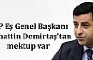 HDP Eş Genel Başkanı Selahattin Demirtaş'tan mektup...