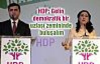 HDP: Gelin demokratik bir uzlaşı zemininde buluşalım