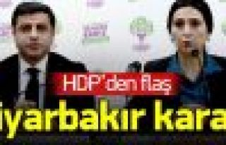 HDP grup toplantısını Diyarbakır'da yapacak
