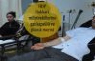 HDP Hakkari milletvekillerine gaz kapsülü ve plastik...