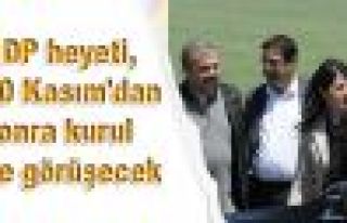 HDP heyeti, 30 Kasım'dan sonra kurul ile görüşecek