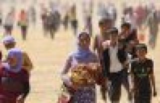 HDP heyeti Kürdistan Bölgesi'ne sığınan Ezidileri...