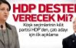 HDP İhsanoğlu'nu destekleyecek mi?