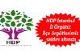 HDP İstanbul İl Örgütü: İlçe örgütlerimiz...