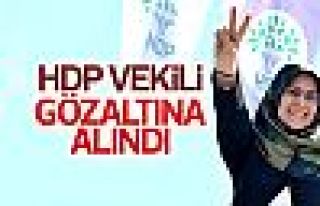 HDP İstanbul Milletvekili Hüda Kaya gözaltına...
