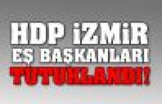 HDP İzmir Eş Başkanları tutuklandı