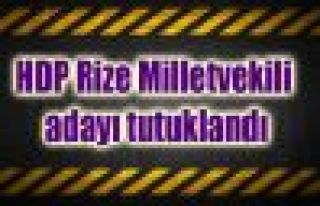 HDP Rize Milletvekili adayı tutuklandı
