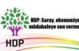 HDP: Saray, ekonomiye müdahaleye son vermeli