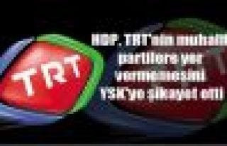 HDP, TRT'nin muhalif partilere yer vermemesini YSK'ye...