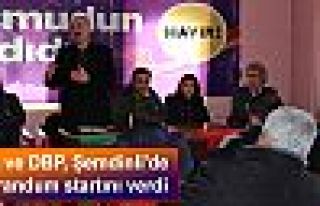 HDP ve DBP, Şemdinli'de referandum startını verdi...