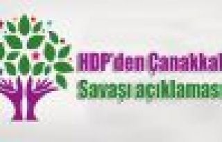 HDP'den Çanakkale Savaşı açıklaması