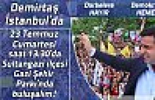 HDP’den 'Darbelere Hayır Demokrasi Hemen' buluşması