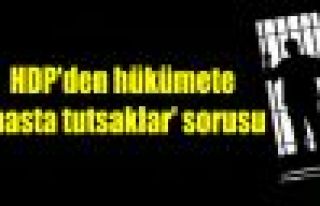 HDP'den hükümete 'hasta tutsaklar' sorusu