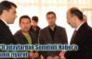 HDP'li adaylardan Şemdinli Haber'e anlamlı ziyaret