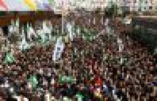 HDP'li adaylardan ziyaret ve miting