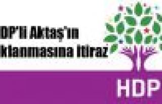HDP'li Aktaş'ın tutuklanmasına itiraz