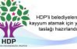 HDP'li belediyelere kayyum atamak için yasa taslağı...