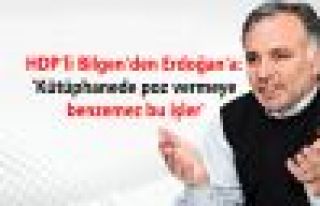 HDP'li Bilgen: 'Kütüphanede poz vermeye benzemez...
