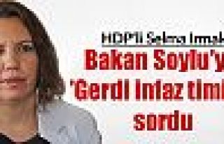 HDP'li Irmak Bakan Soylu'ya 'Gerdi infaz timi'ni sordu