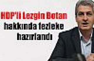 HDP'li Lezgin Botan hakkında fezleke hazırlandı