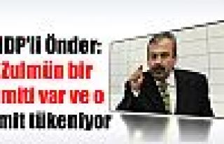 HDP'li Önder: Zulmün bir limiti var ve o limit tükeniyor