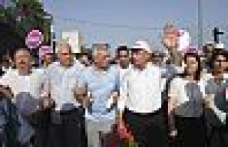HDP'liler Adalet Yürüyüşü'ne katıldı