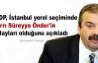 HDP: Sırrı Süreyya Önder İstanbul adayımız