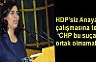HDP'siz Anayasa çalışmasına tepki: 'CHP bu suça...