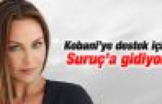 Hülya Avşar Kobanili kadınlarla görüşecek
