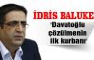 İdris Baluken: 'Davutoğlu çözülmenin ilk kurbanı'