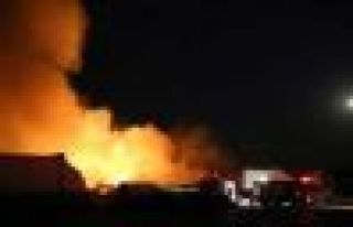 İHH lojistik merkezinde yangın