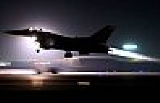 İlk kez F-16'lardan gece bombardımanı!