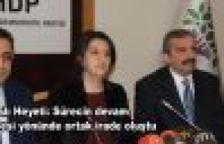 HDP: 'Sürecin devam etmesi yönünde ortak irade...