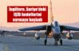 İngiltere Suriye'de IŞİD hedeflerini vurmaya başladı