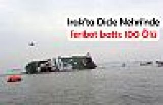 Irak'ta Dicle Nehri'nde feribot battı: 100 Ölü