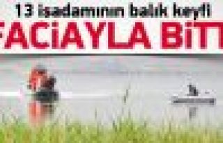 İşadamlarının balık tutma keyfi faciayla bitti