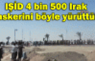 IŞİD 4 bin 500 Irak askerini böyle yürüttü!