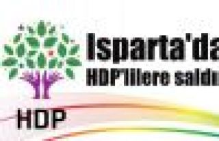 Isparta'da HDP'lilere saldırı